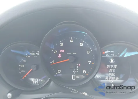 2018 Porsche Macan из США, поврежденный, VIN WP1AA2A51JLB09508